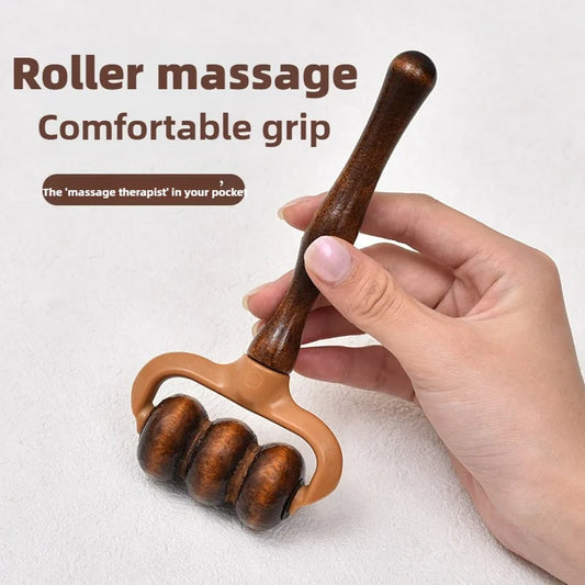 Relaxa WoodRoll – Handheld Wooden Massage Roller